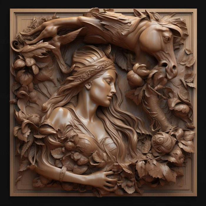 نموذج ثلاثي الأبعاد لآلة CNC 3D Art 